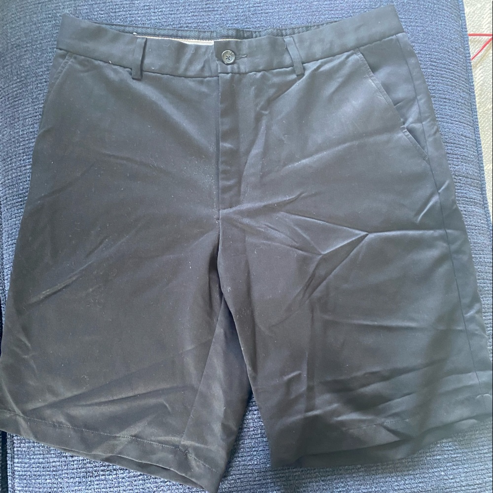 Greg Norman Black Golf Shorts